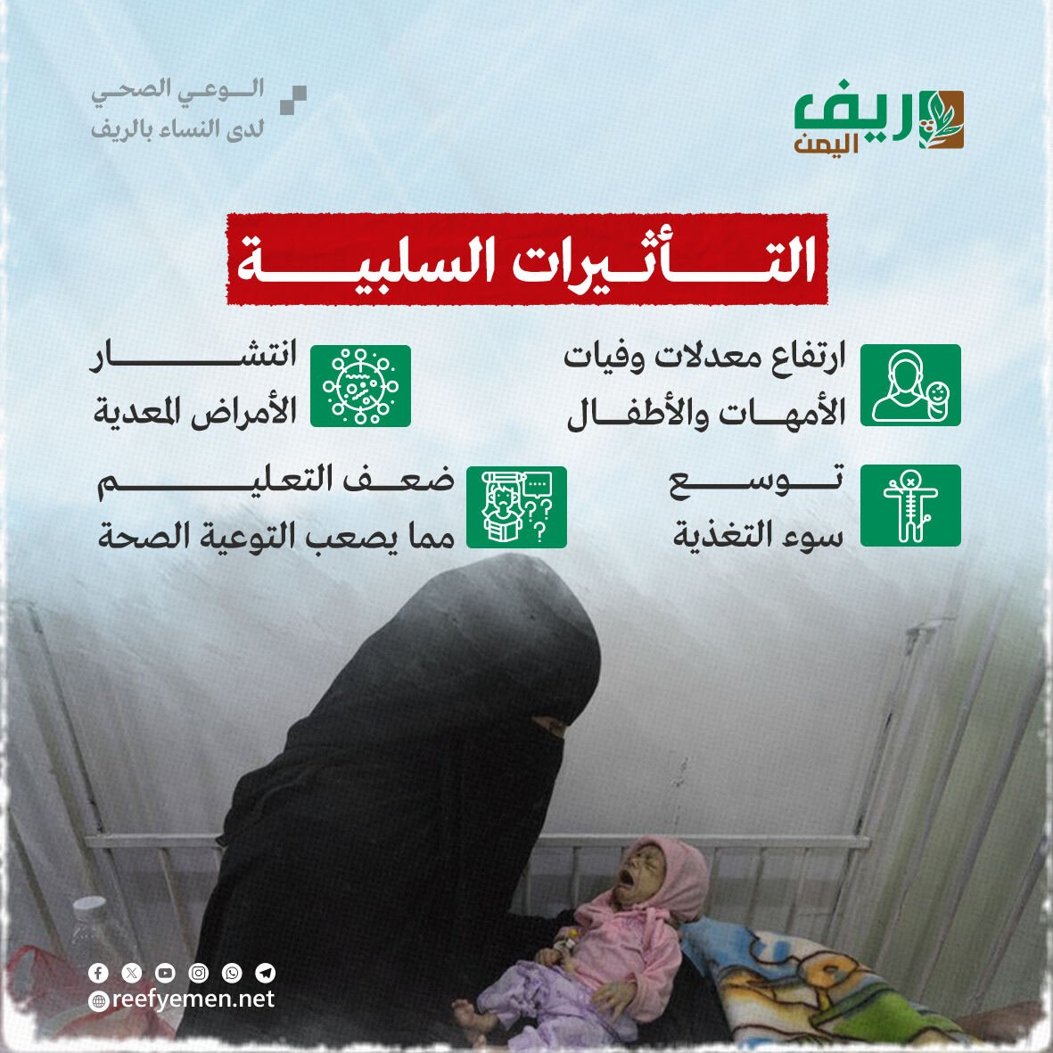 الوعي الصحي لدى نساء ريف اليمن