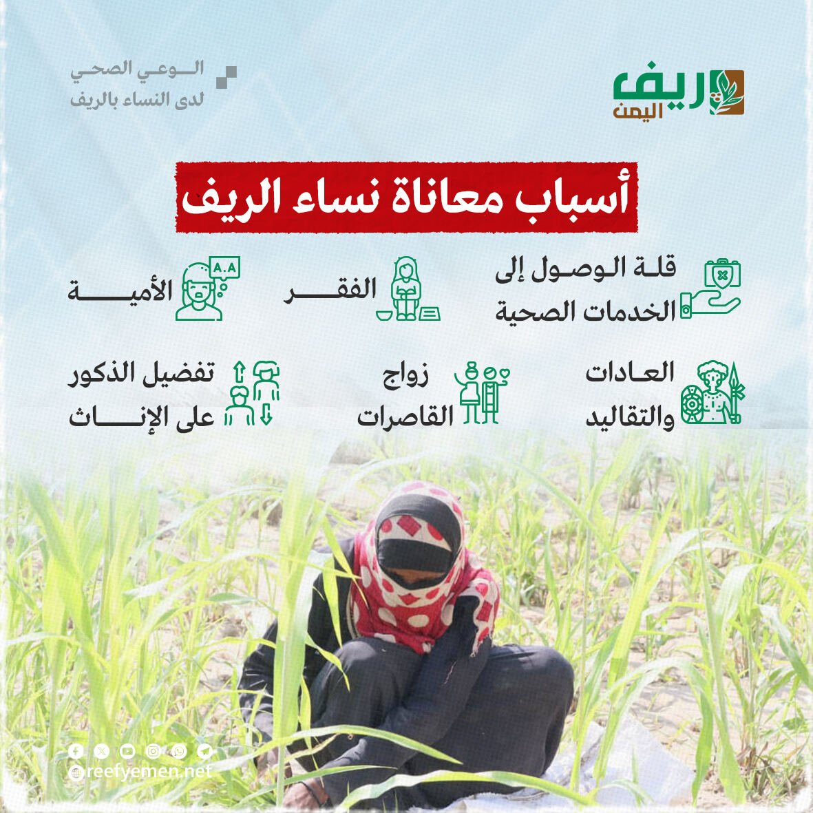 الوعي الصحي لدى نساء ريف اليمن