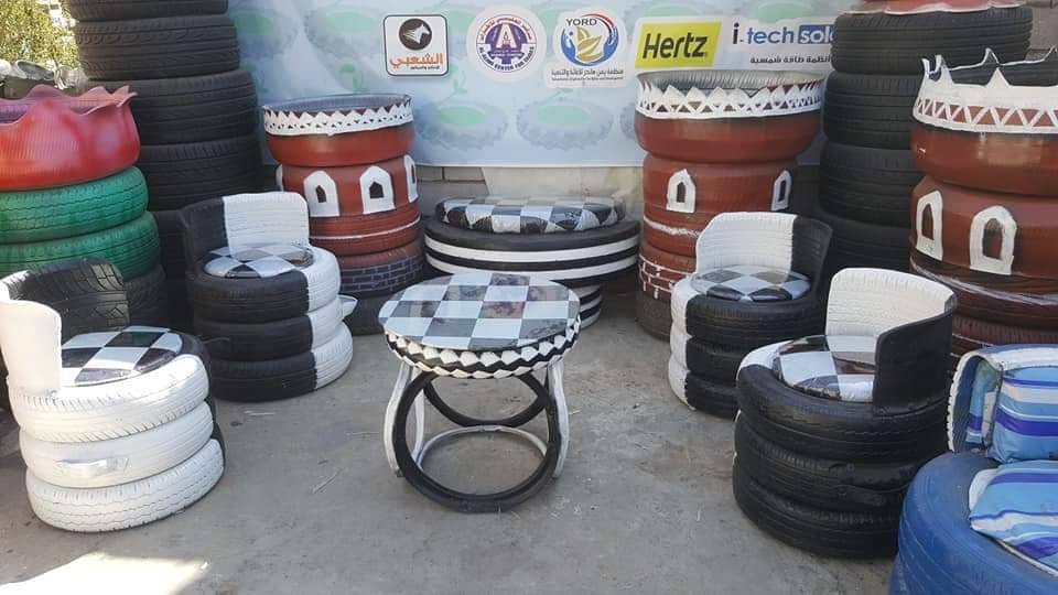 مبادرة تدوير الإطارات في اليمن