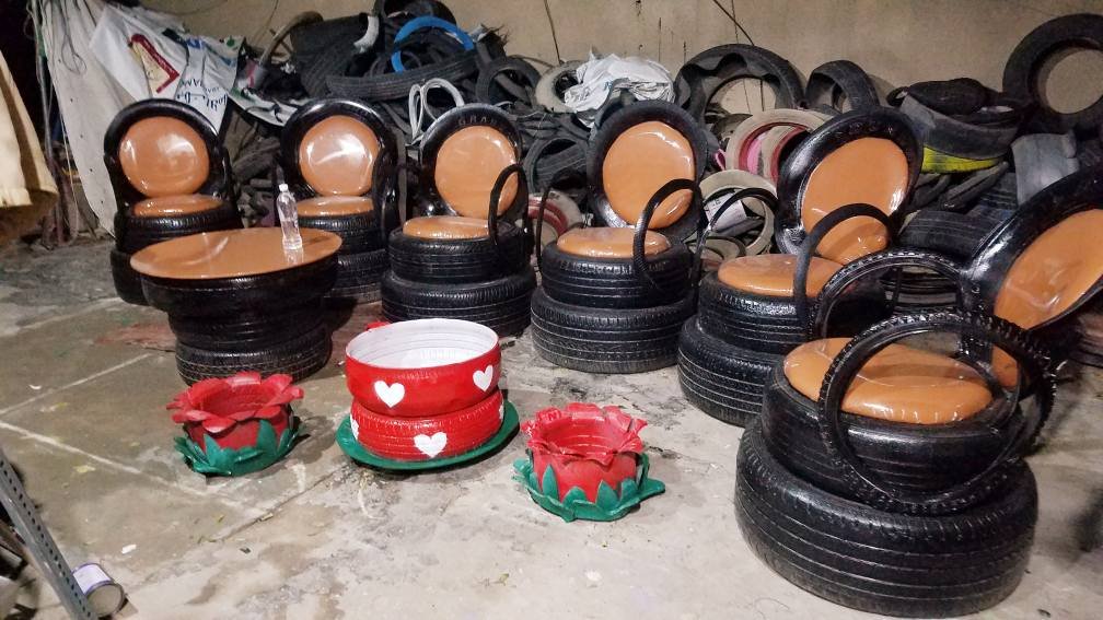تدوير الإطارات