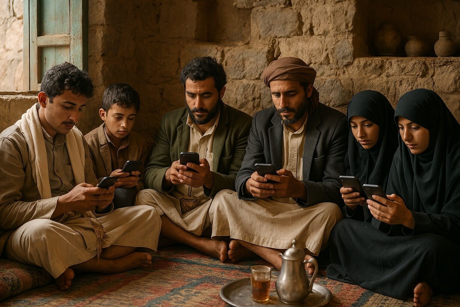 دواوين الأرياف.. كيف سلبت الهواتف روحها الإجتماعية؟