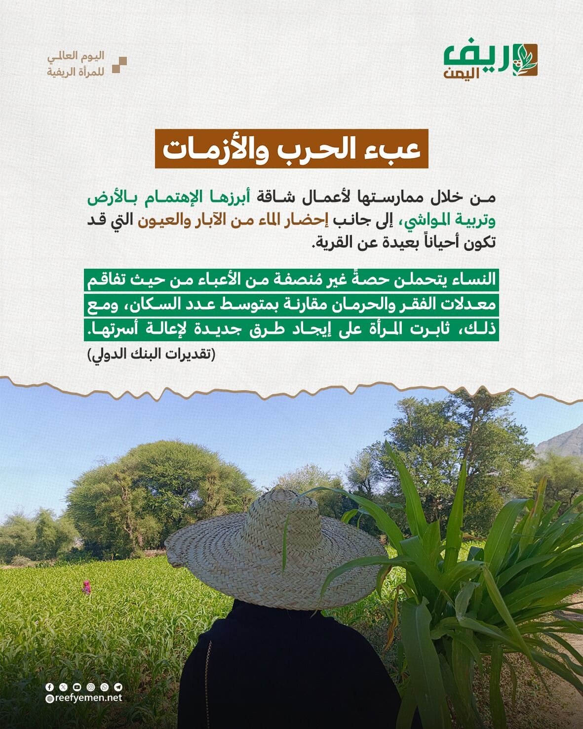 اليوم العالمي للمرأة الريفية