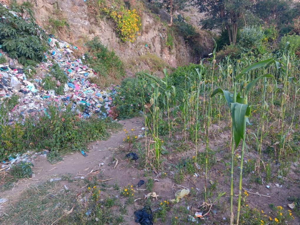 أرياف إب تحت رحمة أزمة نفايات لا تنتهي