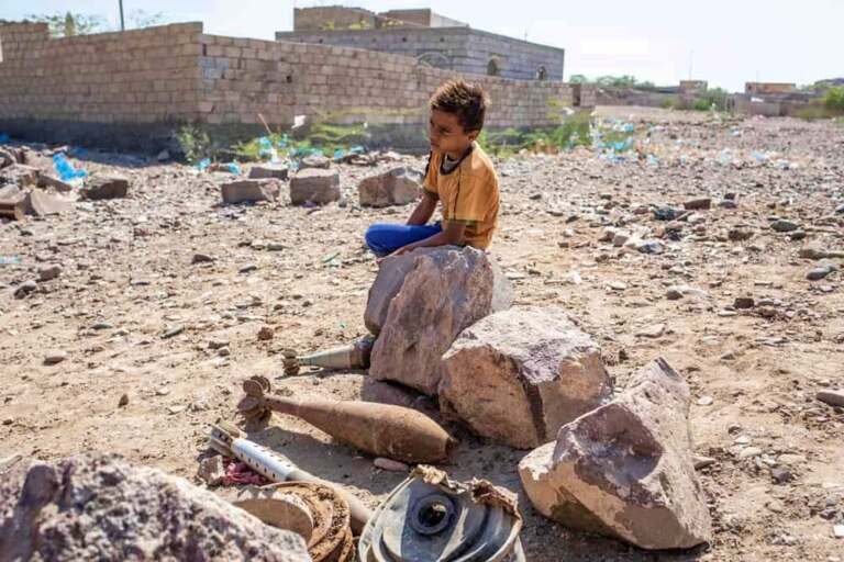 كيف تؤثر الألغام على سبل عيش المزارعين والغطاء النباتي؟