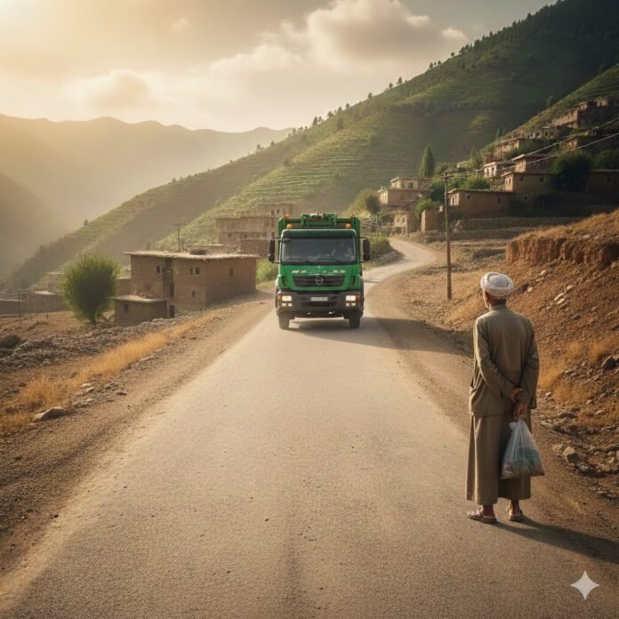 قلاب القمامة يُنهي أعواماً من التلوث في ريف إب