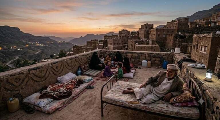 النوم على الأسطح: عادة ريفية قديمة تواجه مخاطر الحاضر